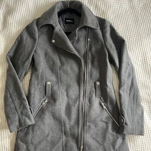 Express Women's Gray Coat